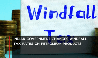 The Indian government recently modified windfall tax rates on various petroleum products. These adjustments come as part of the government's efforts to maintain fiscal stability.