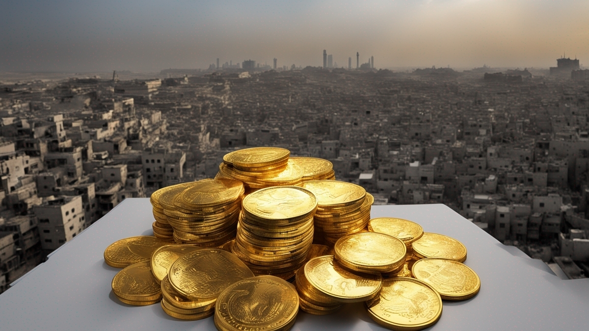 Gold prices in the UAE rose significantly at the start of the market, reflecting geopolitical worries in the Middle East.