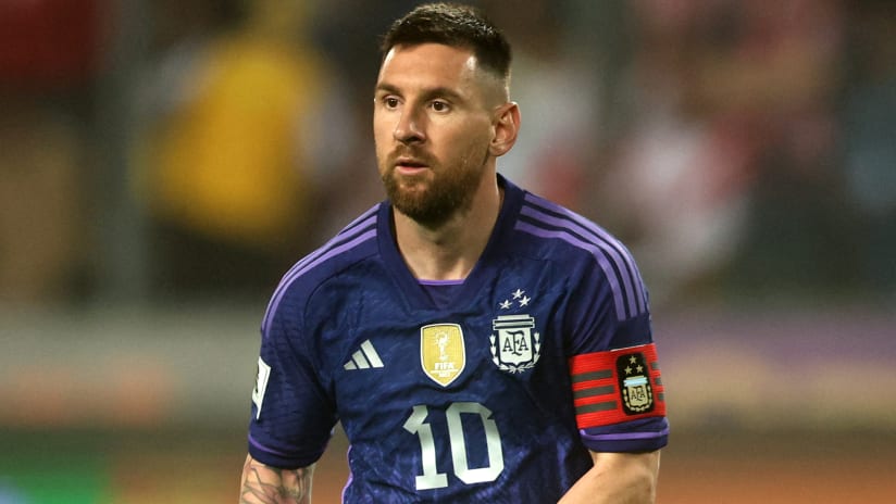 Lionel Messi is now the all-time top scorer in South American World Cup qualifying, with both goals in Argentina's 2-0 victory over Peru.