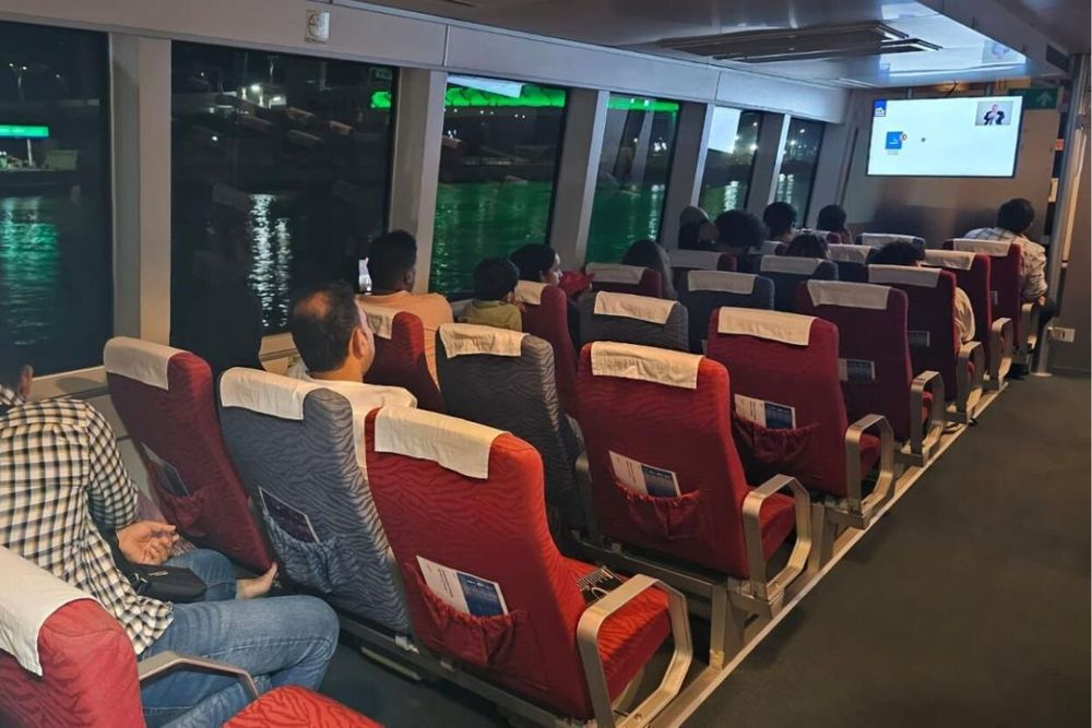 The Dubai Ferry provides residents travelling between Dubai and Sharjah with a convenient and stress-free alternative to driving.