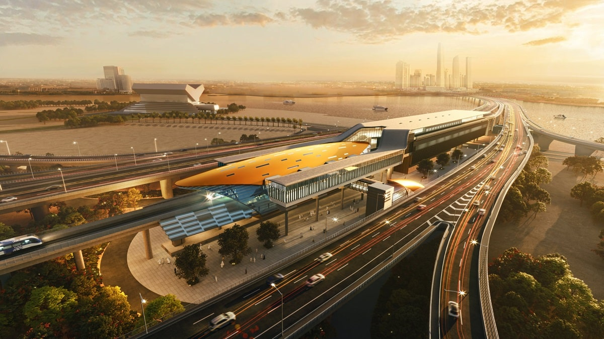 The Dubai Metro's recently announced 30km Blue Line extension promises to provide riders with stunning views while crossing the metropolis.