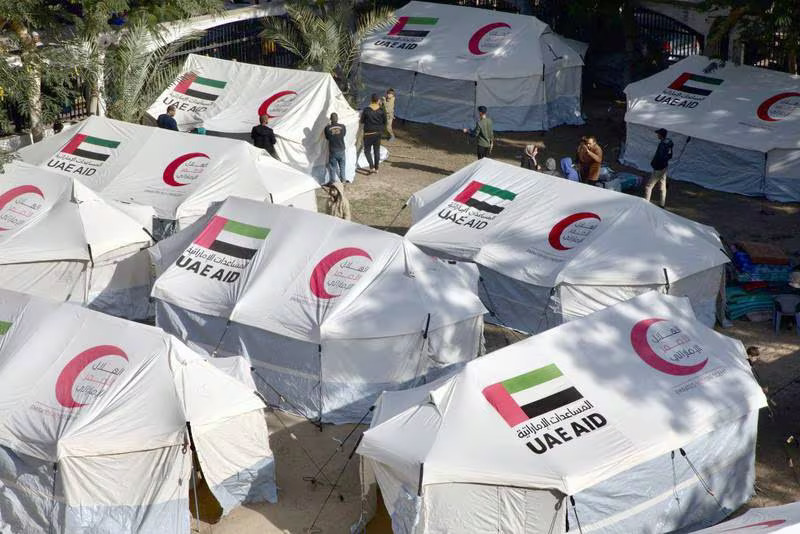 Around 10,000 were helped by the latest aid shipment from the UAE.