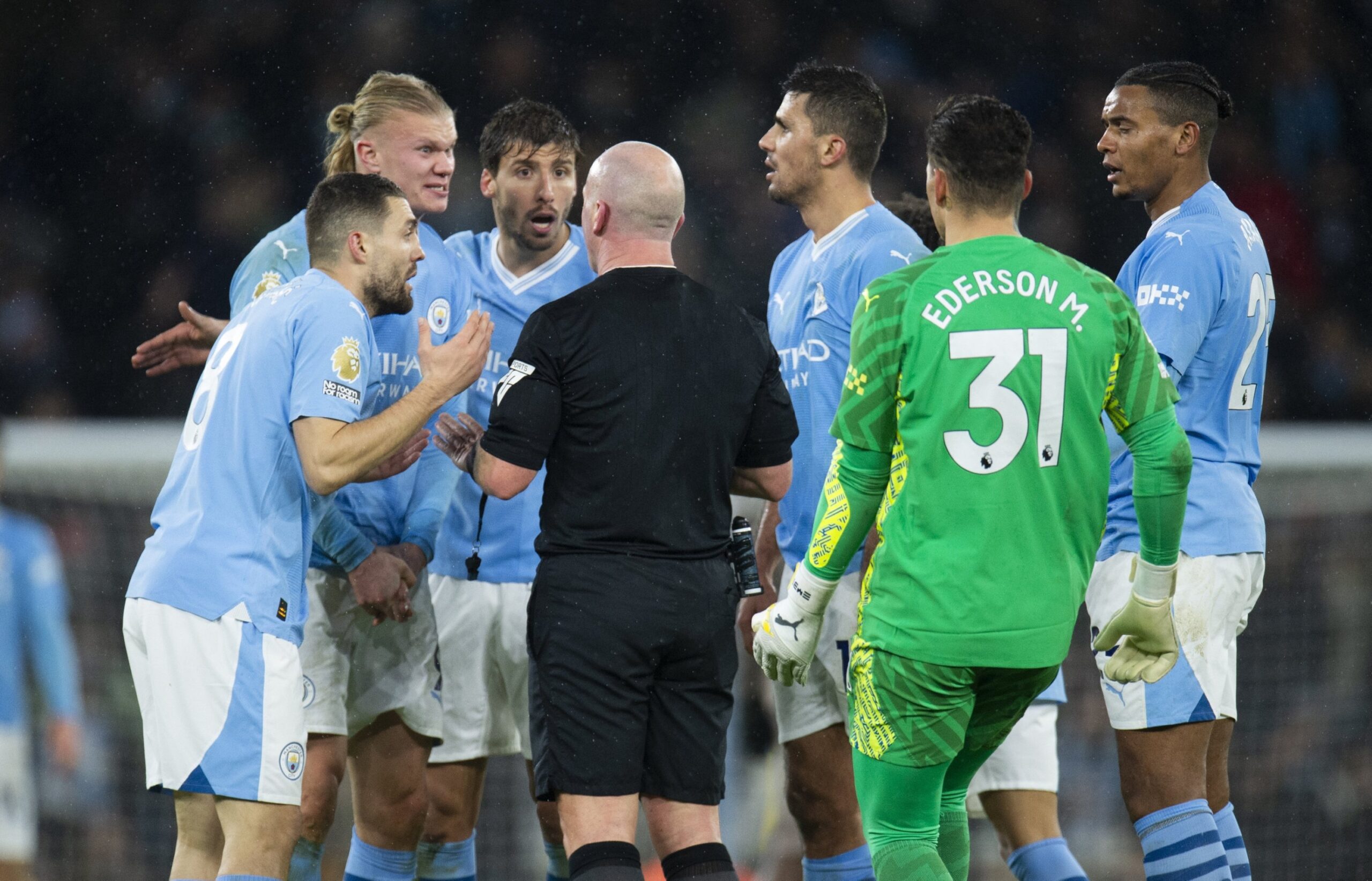 The Football Association has accused Manchester City of failing to control their players in Sunday's 3-3 Premier League tie with Tottenham.