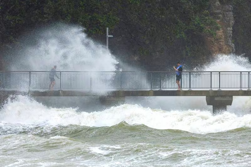 Rising waves and storms threaten to sweep away paradise archipelagos and atolls.