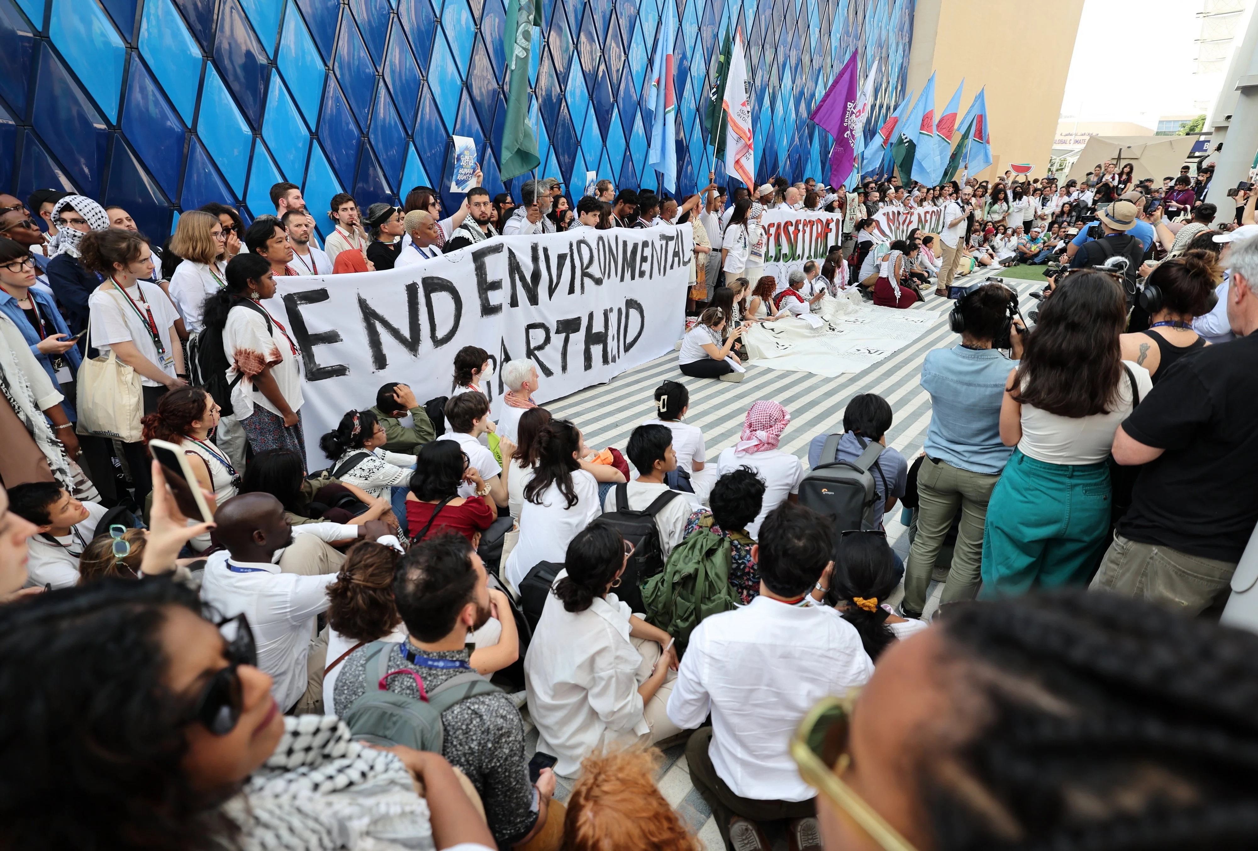 Approximately 2,000 climate activists have gathered, boosting their combined voice for climate justice and human rights protection.