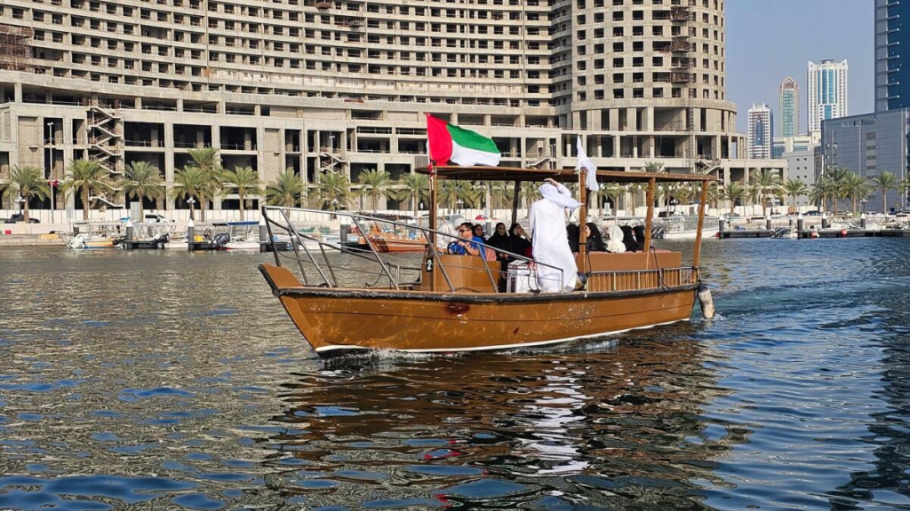 Sharjah experienced a one-of-a-kind nautical event for UAE National Day, with 26 traditional dhows setting off from Sharjah Aquarium.