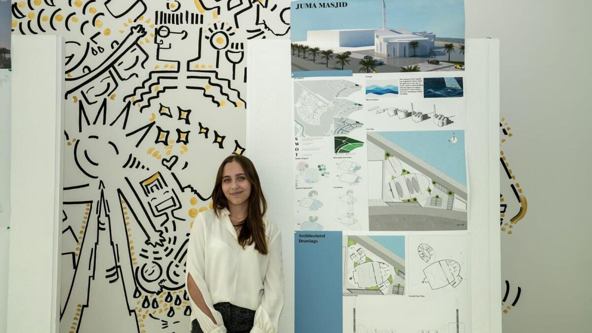 Anna De Sa, a non-Muslim student from Brazil, came in third place in a mosque design competition hosted in Dubai.