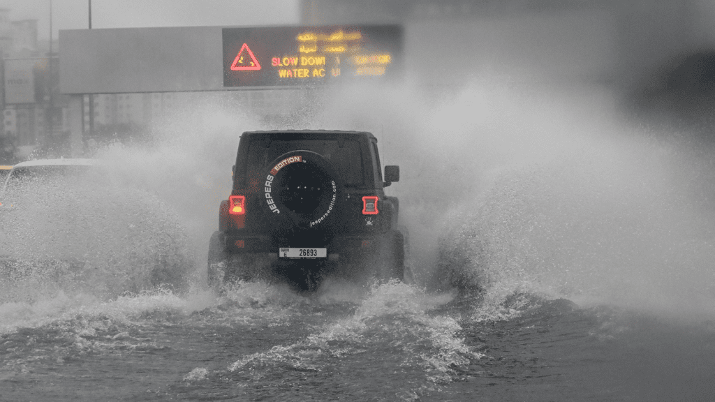 Stormy Weather Hits UAE: Flight Cancellations and Road Safety Advisories