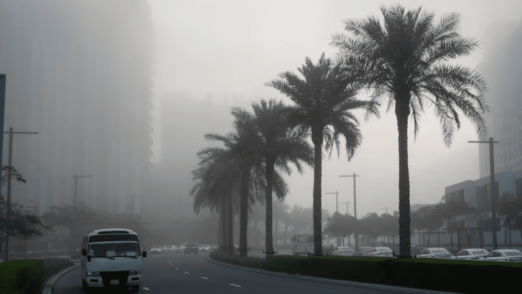 Dense fog envelops Dubai and Abu Dhabi, prompting caution for motorists