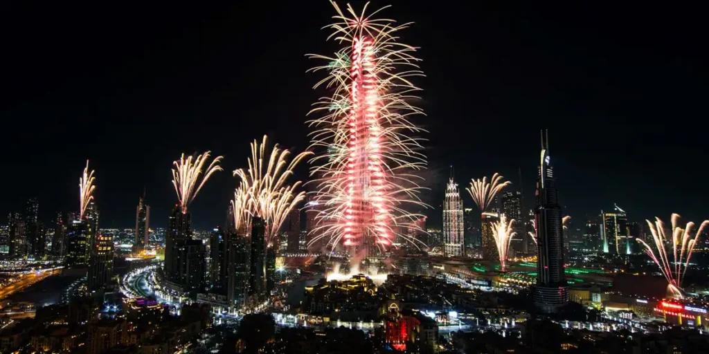 where to watch dubais nye fireworks burj khalifa