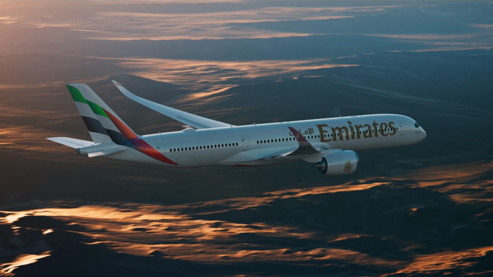 Emirates A350 Amman
