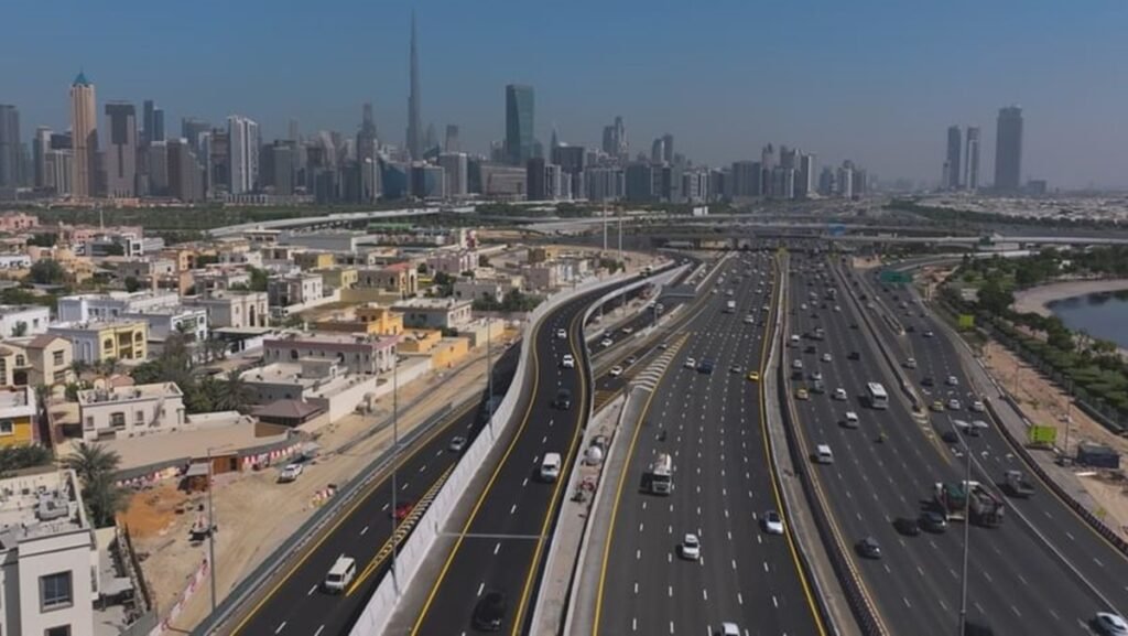 Dubai traffic diversion
