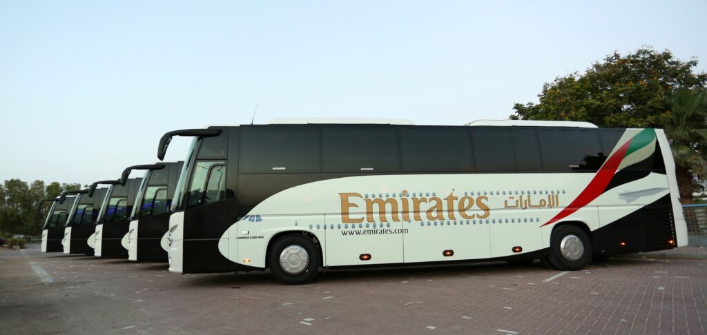 Emirates Bus from Abu Dhabi to Dubai