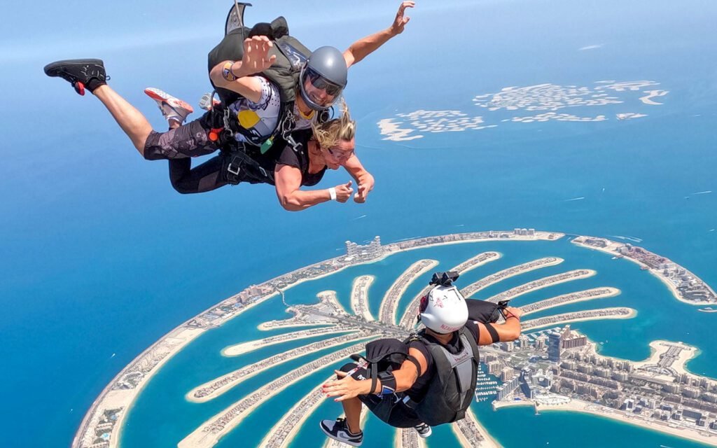 Skydiving Over Palm Jumeirah
