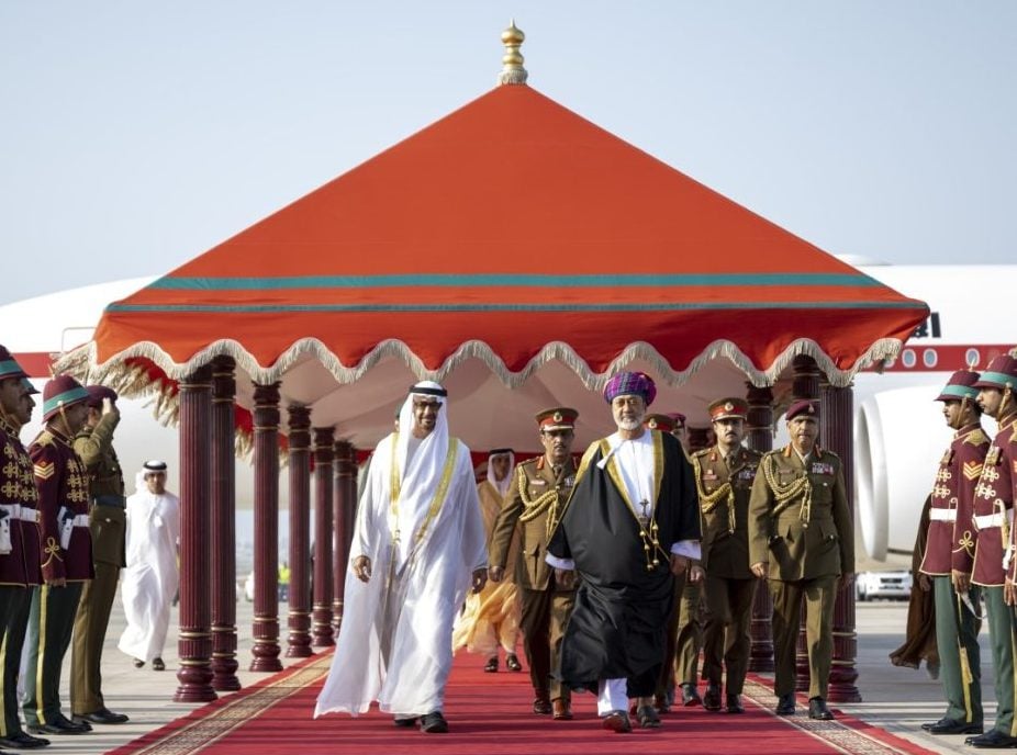 UAE President Visit to Oman