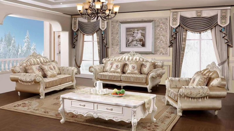 Leather Sofa Set