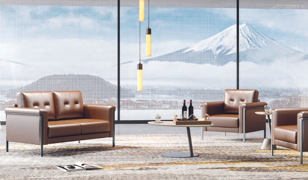 Leather Sofa Set