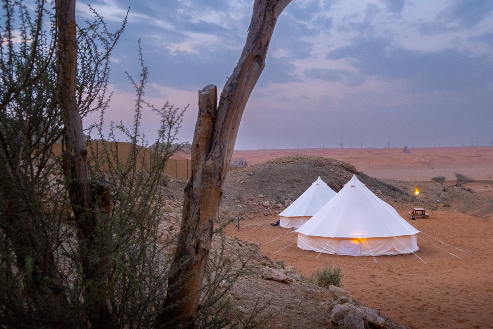 UAE desert glamping