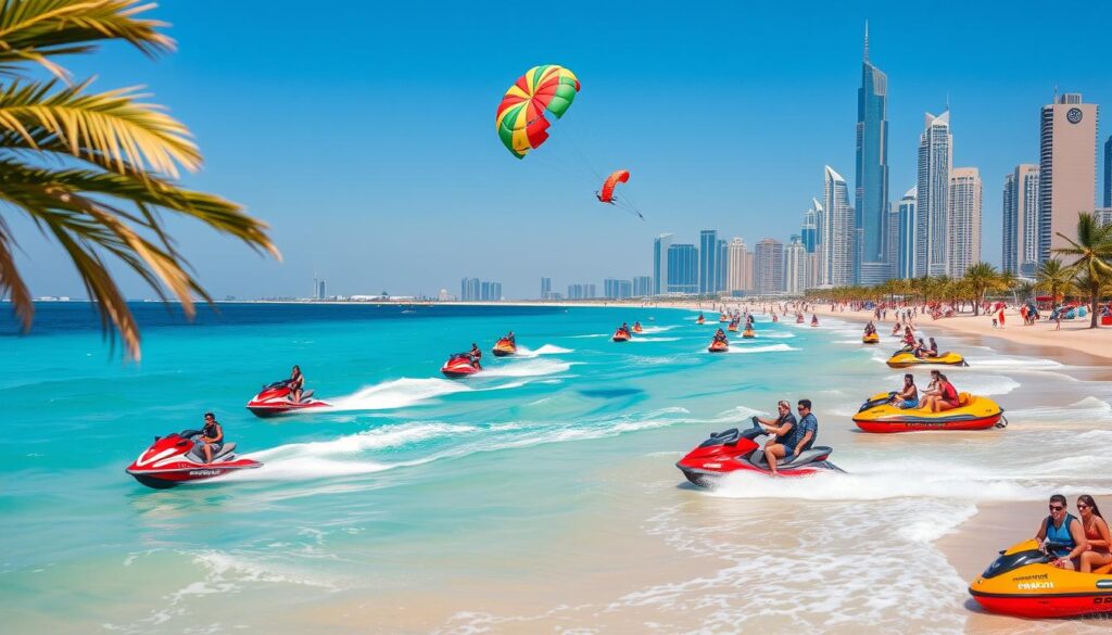 Jet Skiing Around Palm Jumeirah