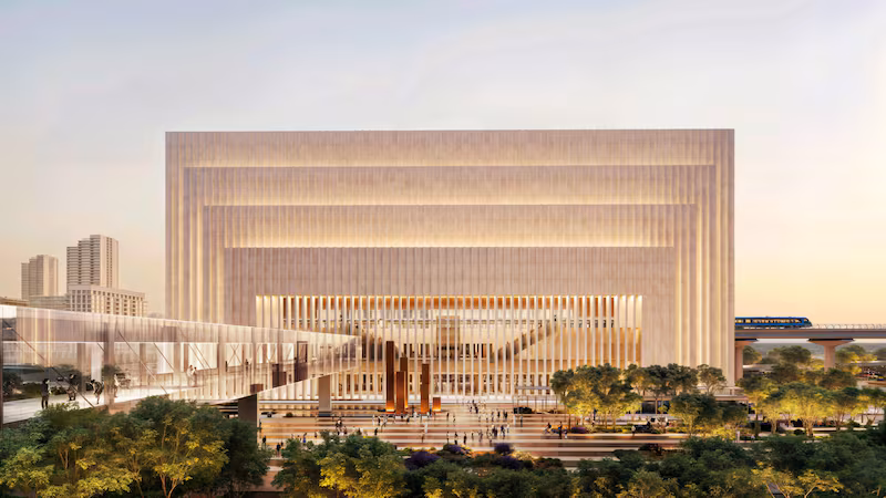 Dubai Creek Harbour Metro Station