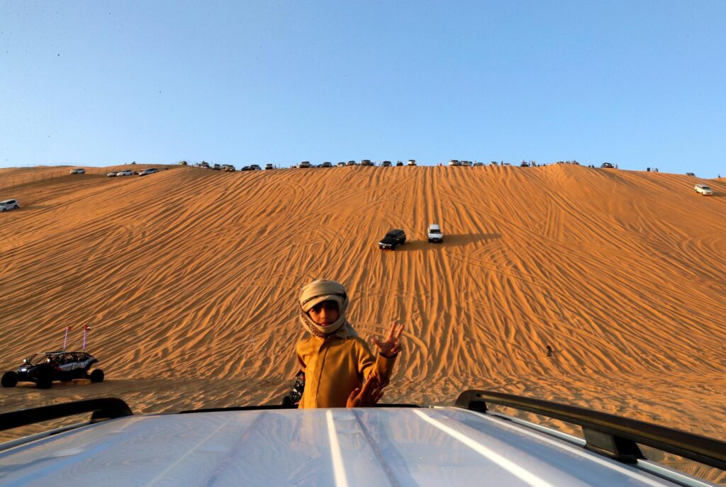 Dune Bashing in Liwa Desert