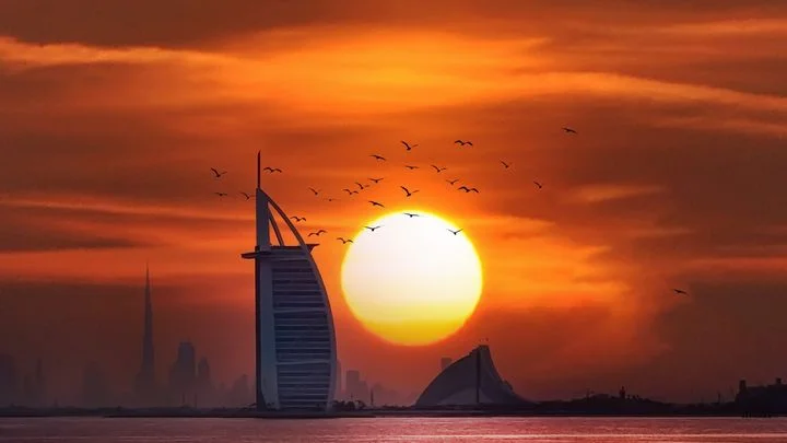 Sunrise in Dubai