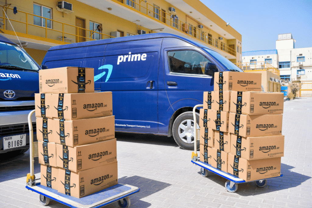 Amazon foot delivery