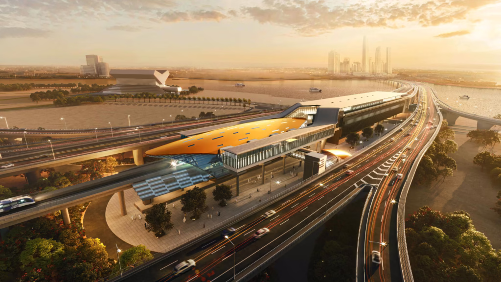 Dubai Creek Harbour Metro Station