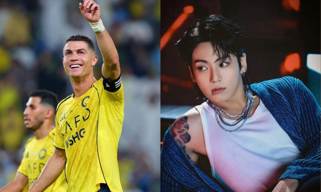 viral photo of Jungkook and Cristiano Ronaldo 