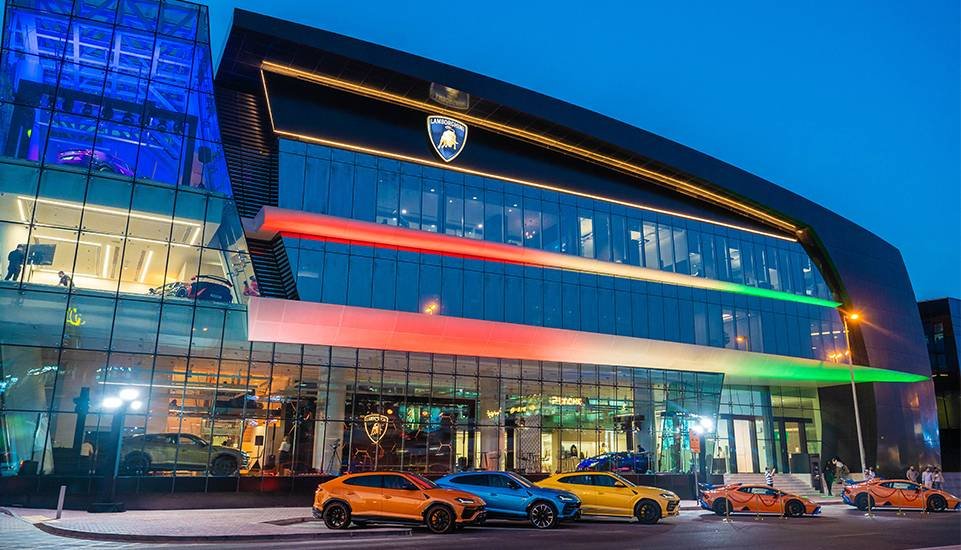 Lamborghini Building Dubai