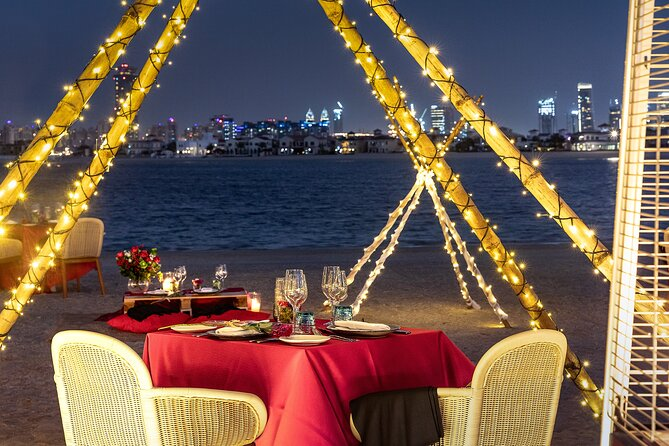 Private Beach Dinner Dubai