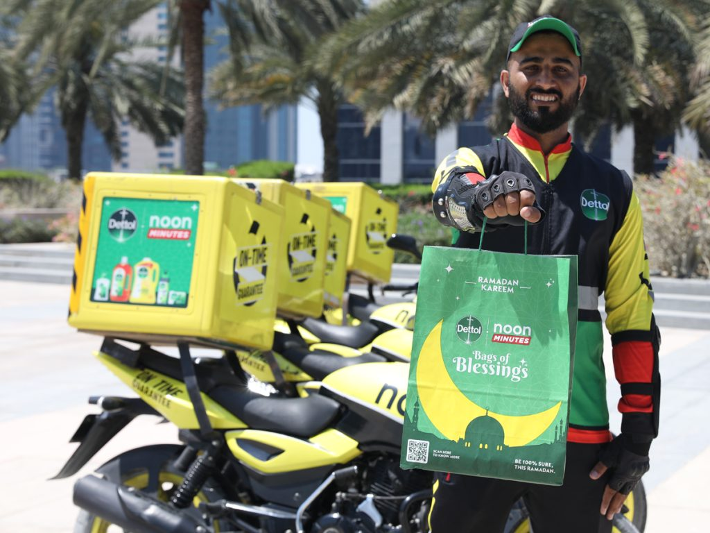 Dettol Cool shower gel for delivery drivers UAE