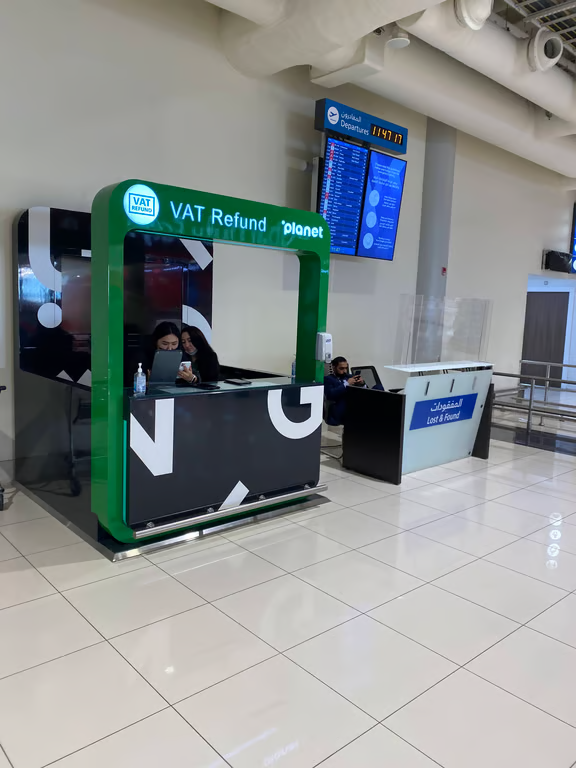 VAT claim Dubai airport