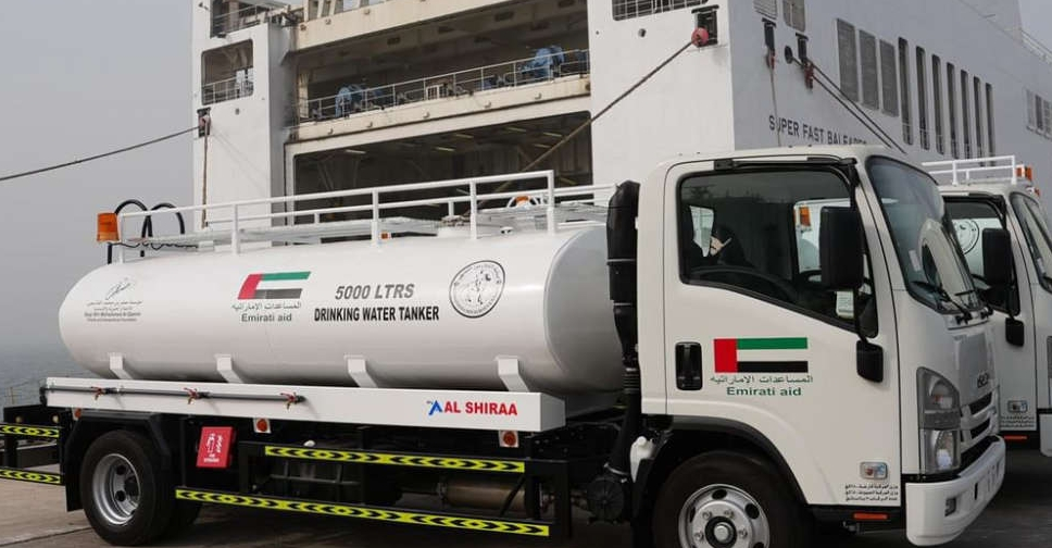 UAE aid convoy Gaza