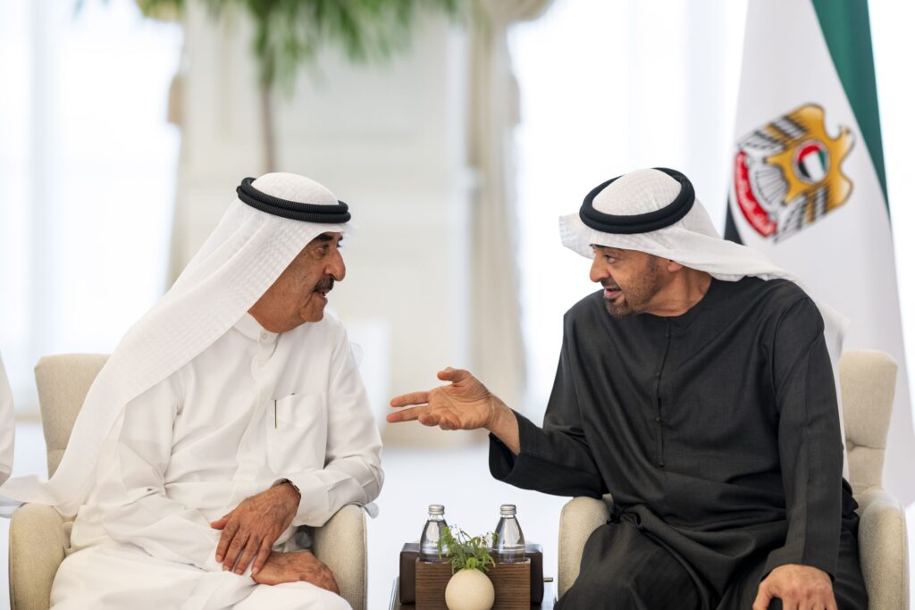 UAE President Meets Ruler of Umm Al Quwain