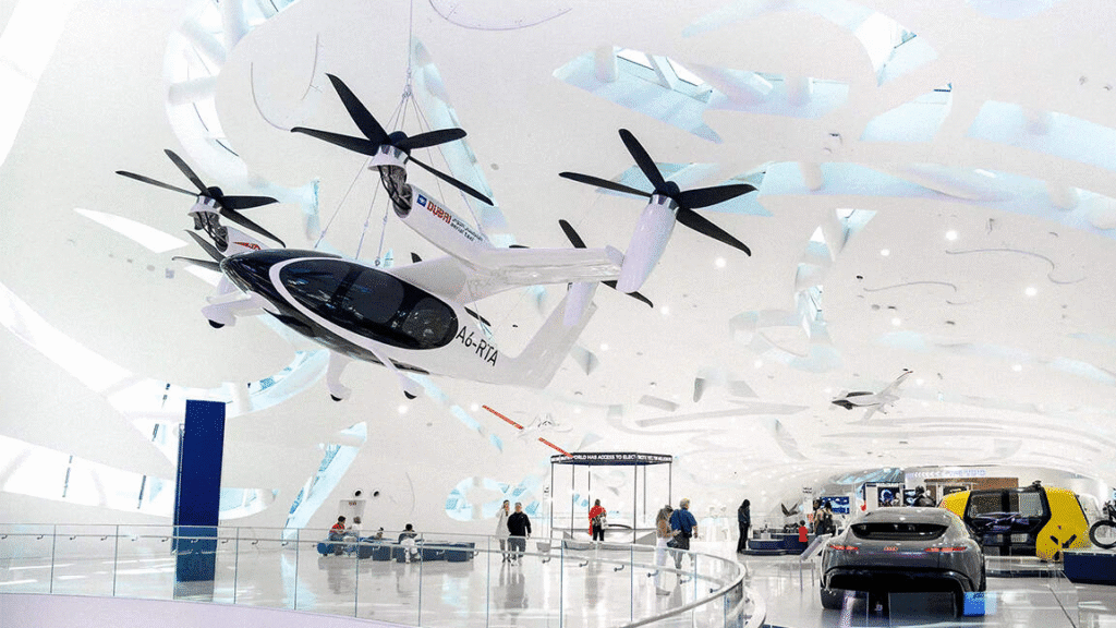 Uber Joby flying taxi Dubai launch