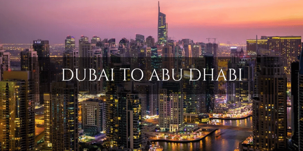 Transport between Dubai and Abu Dhabi