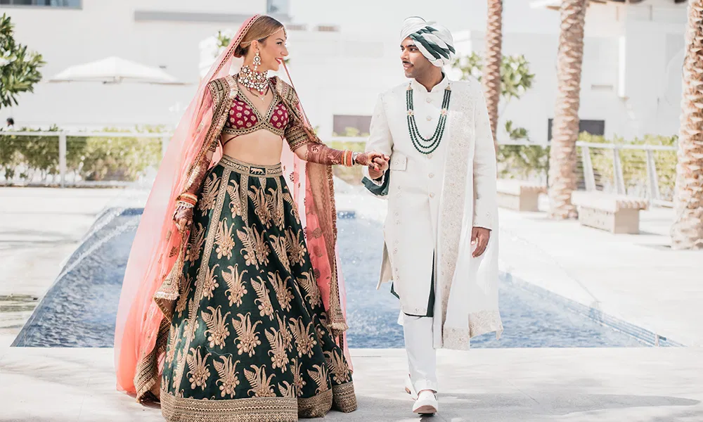Indian Wedding Dress in Duba