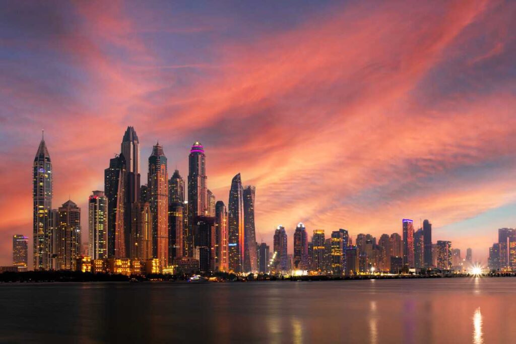 Sunrise in Dubai
