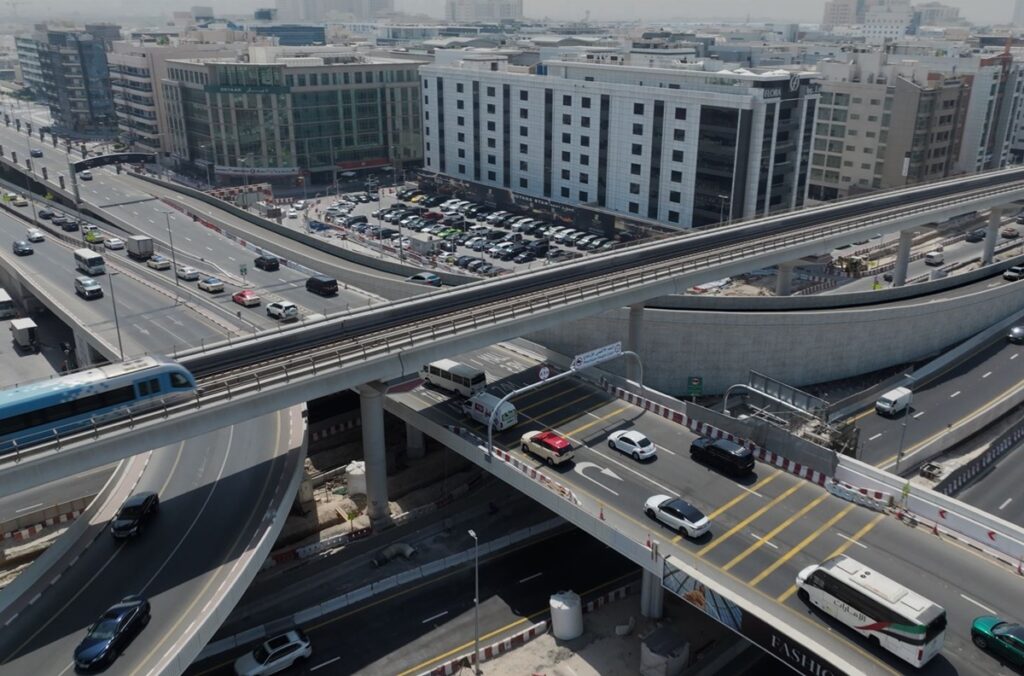 Dubai new bridge Mall of the Emirates