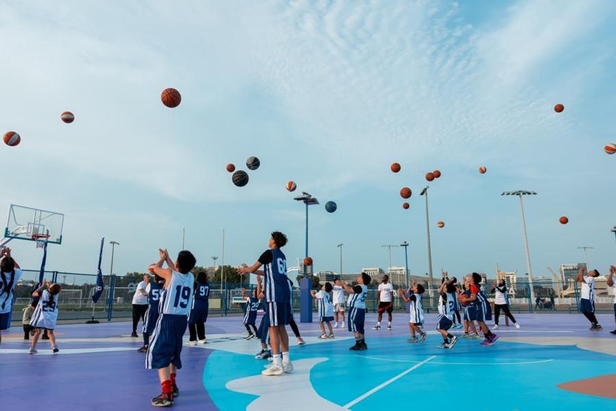 ADQ NBA Basketball Courts Abu Dhabi