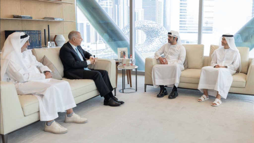 Maktoum bin Mohammed Meets HSBC Group CEO
