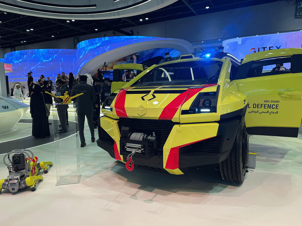 AI rescue vehicle