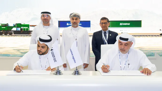 Freight rail service Sohar Abu Dhabi