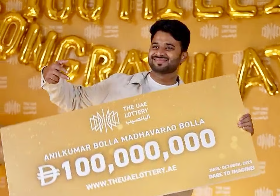 Dh100 Million Jackpot Winner