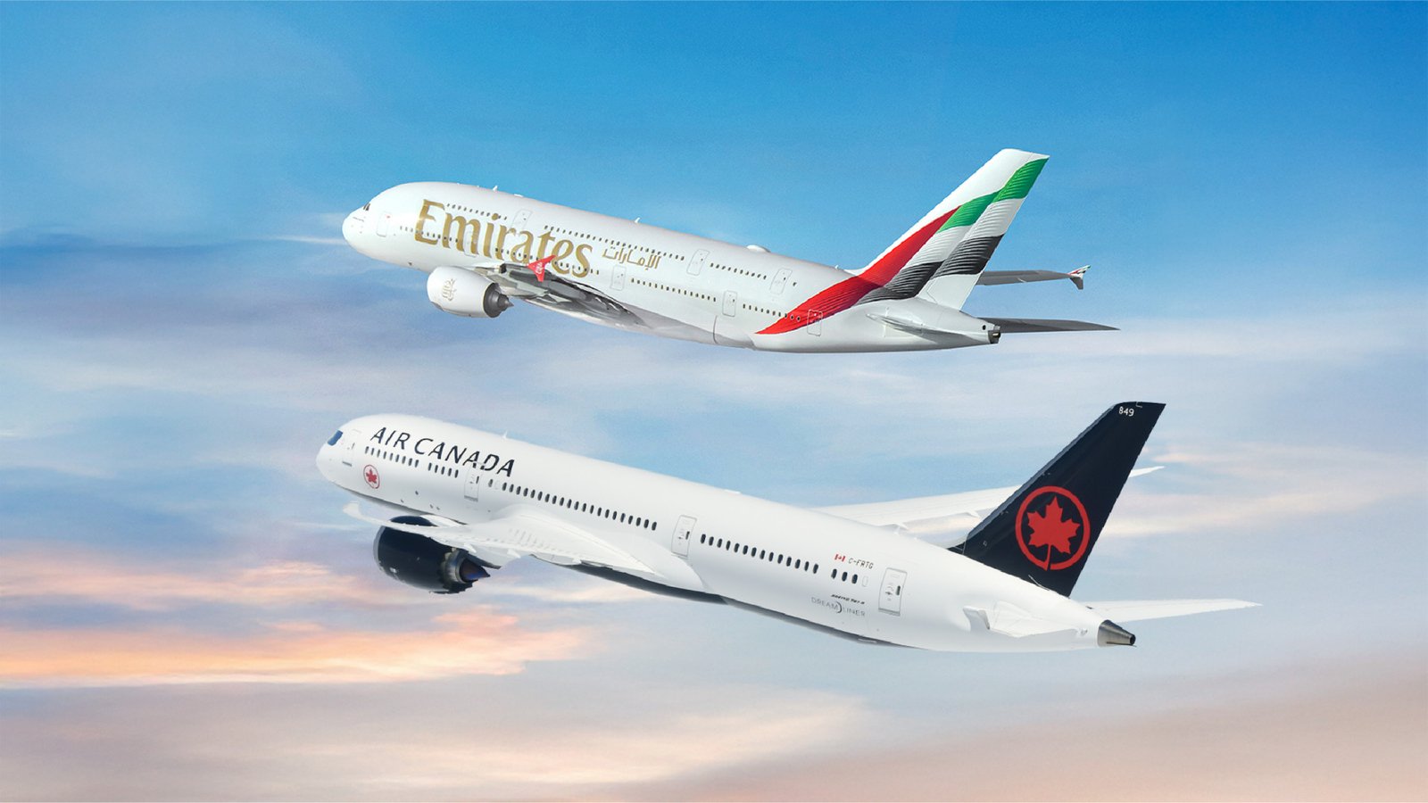 Emirates and Air Canada