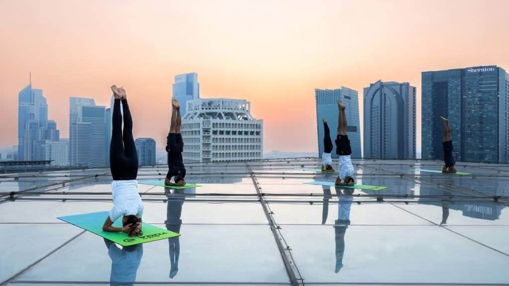 Dubai Sunset Yoga