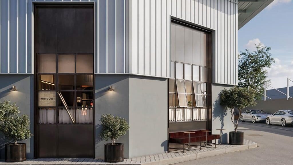 Window Dubai open-fire dining