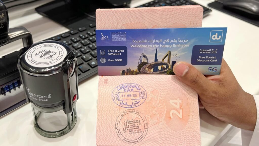 Dubai Airshow passport stamp