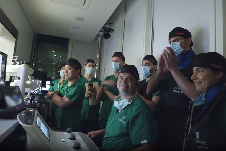 Robotic Brain Aneurysm Surgery